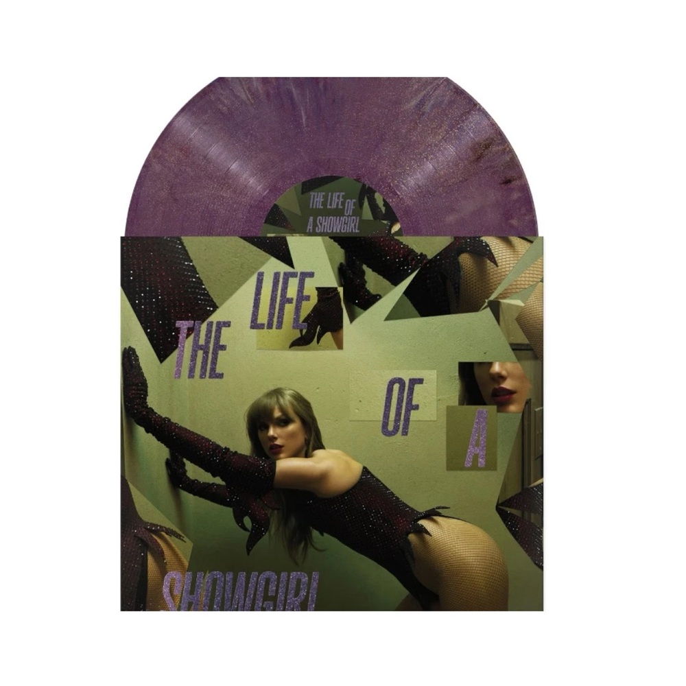 Taylor Swift The Life of a Showgirl The Shiny Bug Vinyl Violet Shimmer Edition